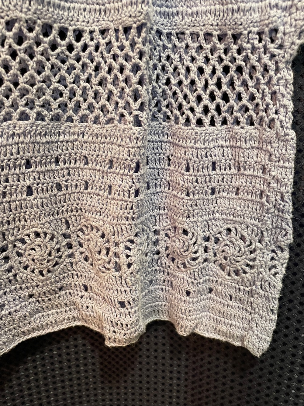 Country Blue Crochet Swim Coverup Tunic - Brand Unknown - Picture 13 of 16
